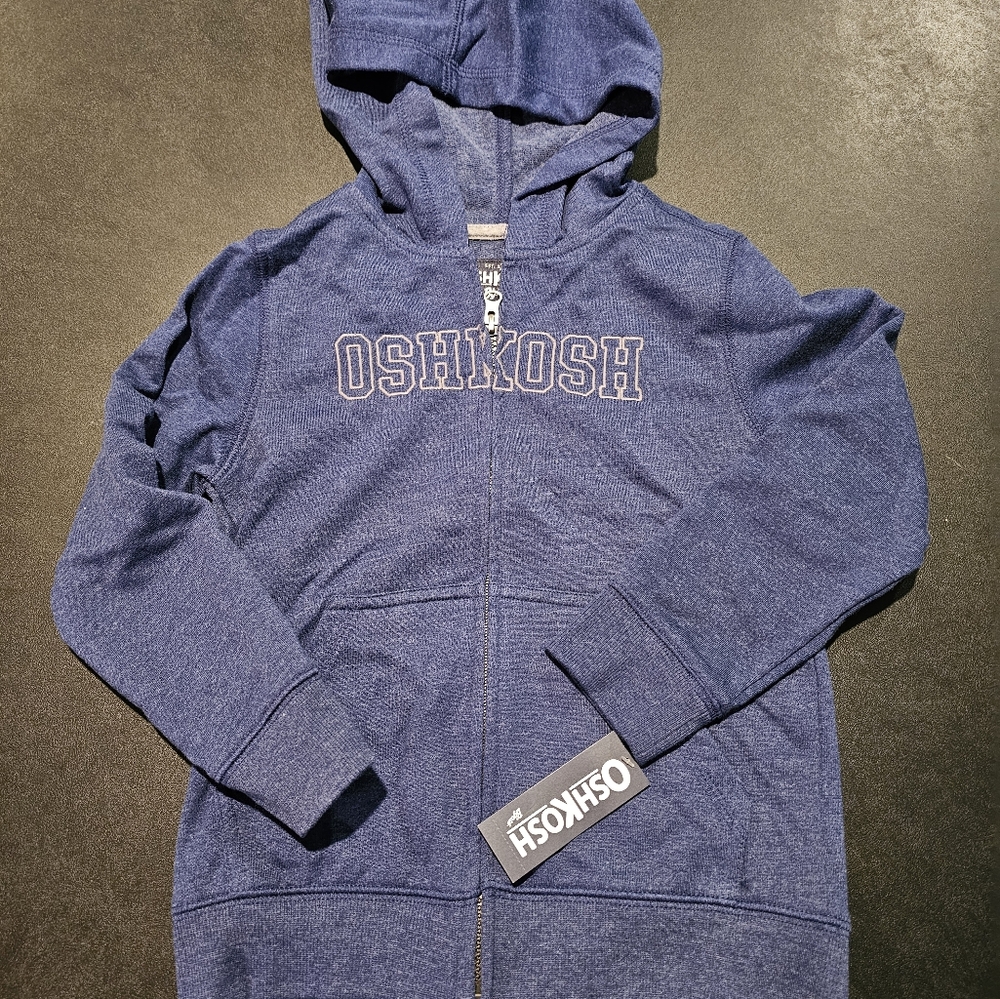 Blue Oshkosh zip up jacket